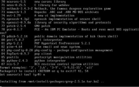 minix-3.1.4-packman