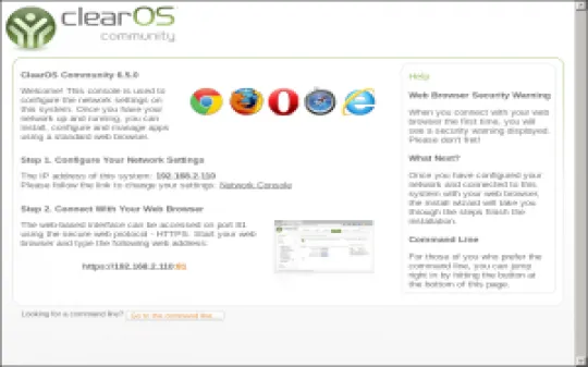 clearos-6.5-welcome