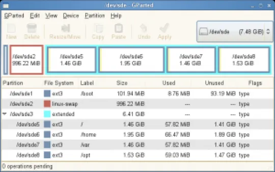 gparted-partition-extended