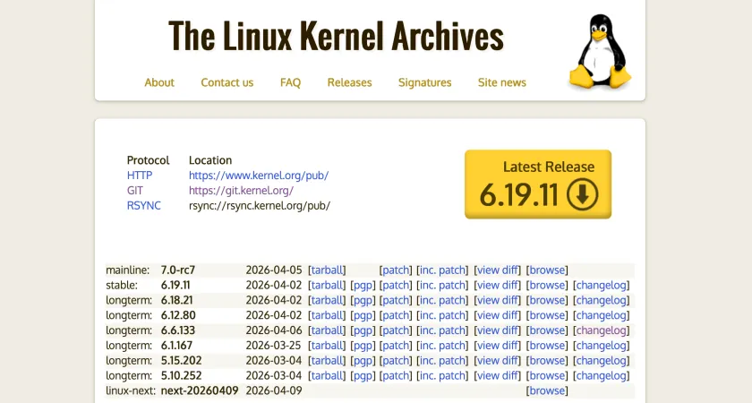 Linux 7.0 稳定版定档，预计下周正式发布!