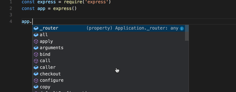VS Code 智能补全